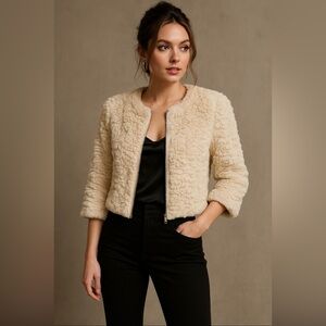 Dana Stein 100% Rabbit Fur &
Lambskin Jacket - Size XS